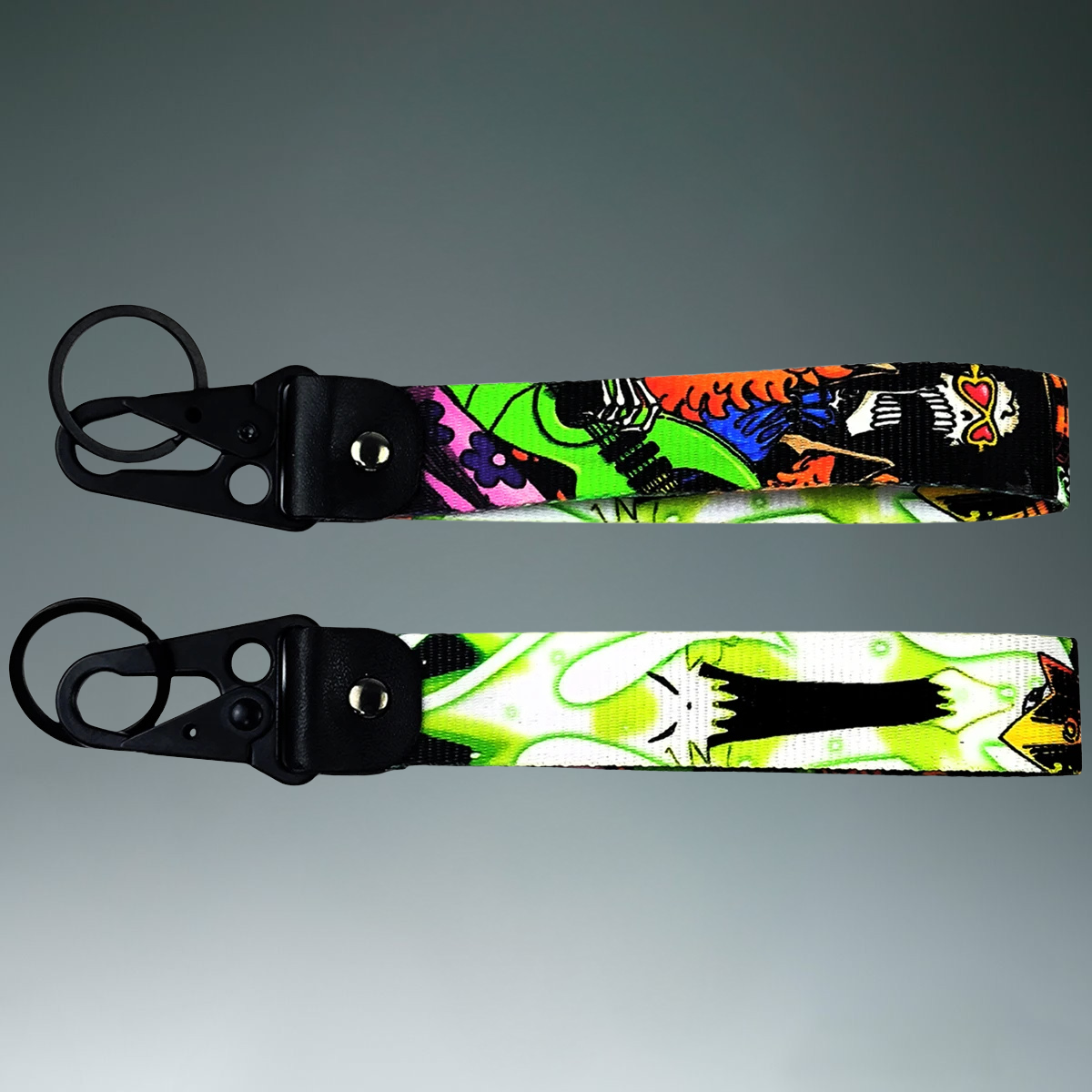 Brook Soul King Keychain Strap – One Piece Double-Sided Neon Edition
