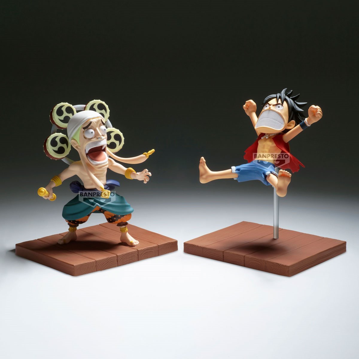 One Piece - World Collectable Figure Log Stories: Monkey D. Luffy & Enel (Banpresto)