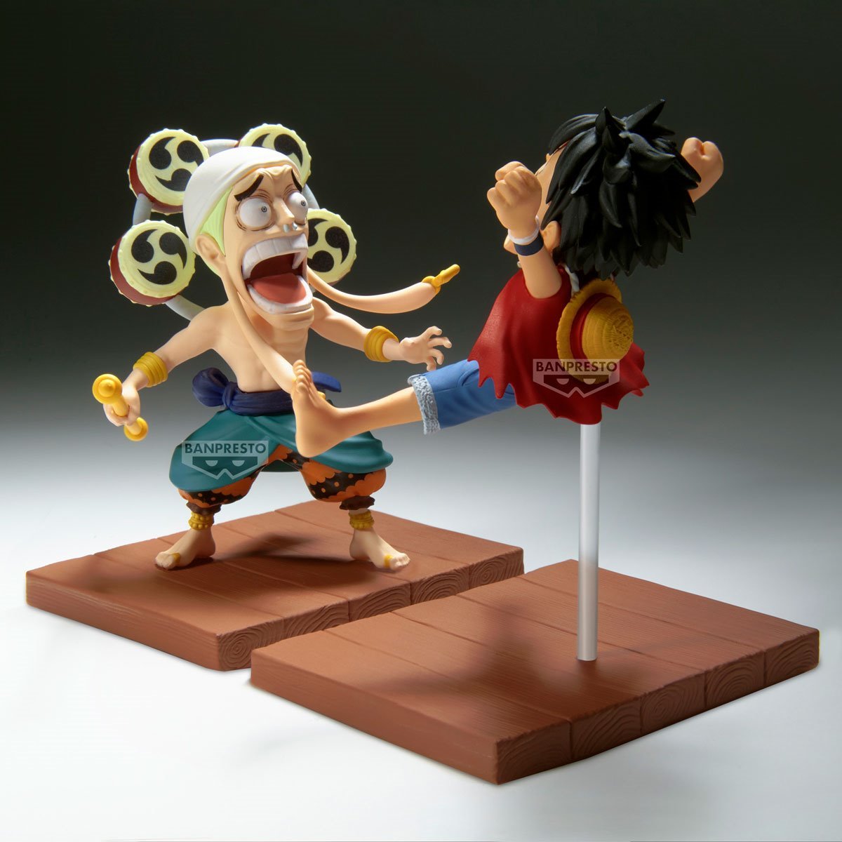 One Piece - World Collectable Figure Log Stories: Monkey D. Luffy & Enel (Banpresto)