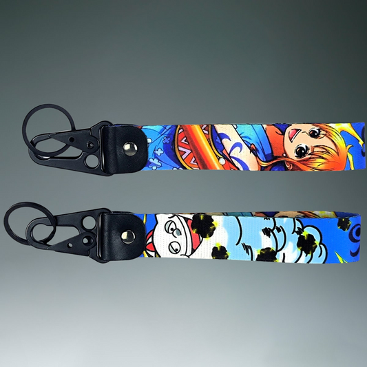 Nami Weather Staff Keychain Strap – One Piece Double-Sided Sky Edition